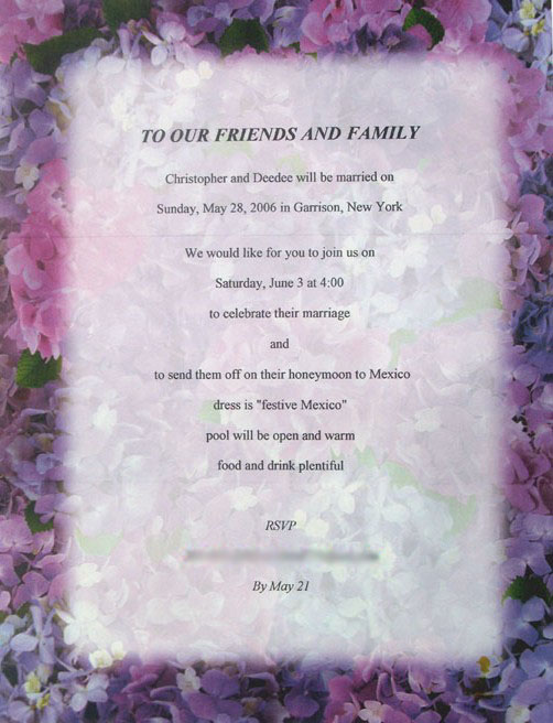 invitation
