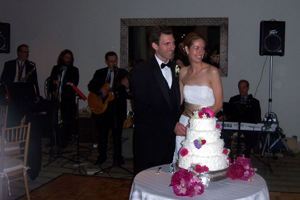 Cutting the cake