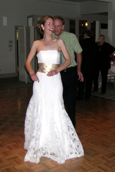 Deedee dancing with Bob Brown