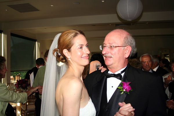 Deedee dancing with her father