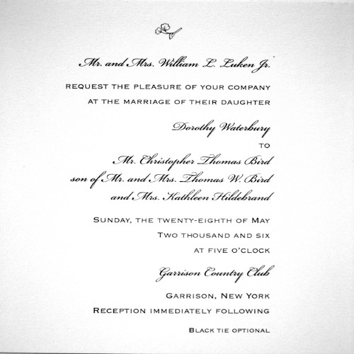 Wedding Invitation